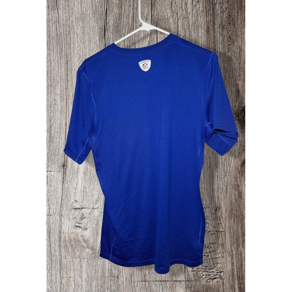 Buffalo Bills Nike Dri-Fit NFL Training T-Shirt Blue Men's Size Small Logo - Picture 4 of 4